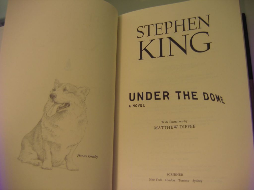 The title page and the first exclusive drawing