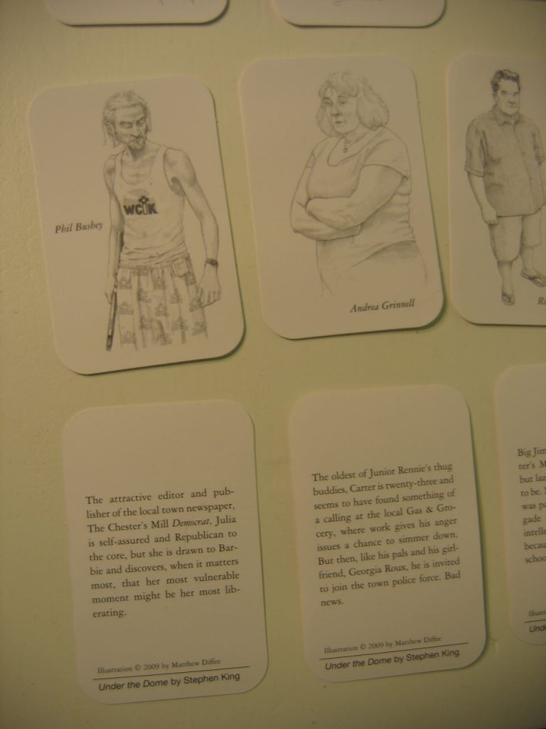 The back of the cards have descriptions of the depicted character.