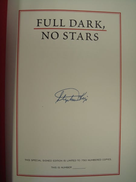 Full Dark, No Stars photo