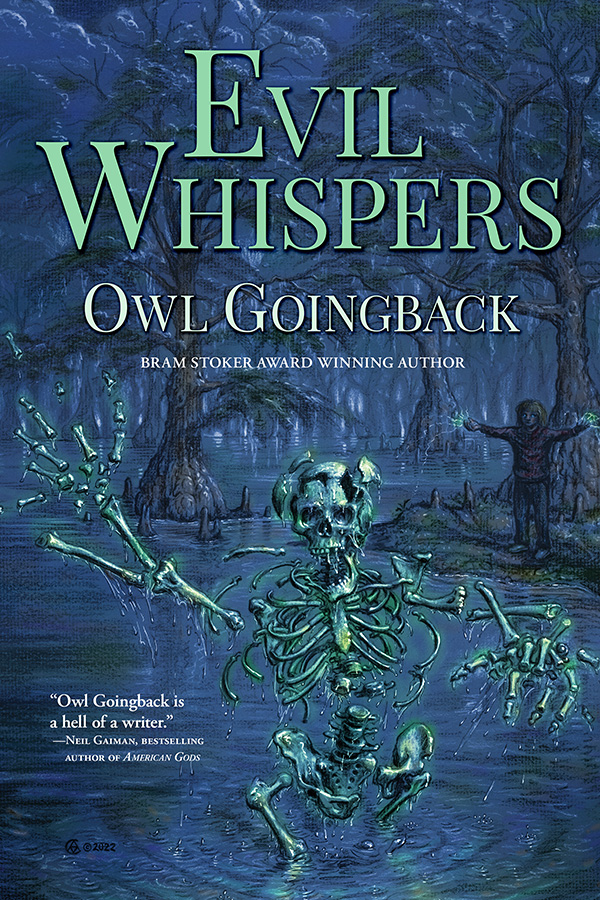 Evil Whispers, by Owl Goingback