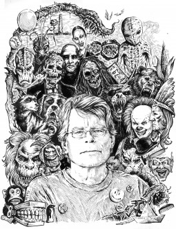 Stephen King Universe Art Print, by Alex McVey