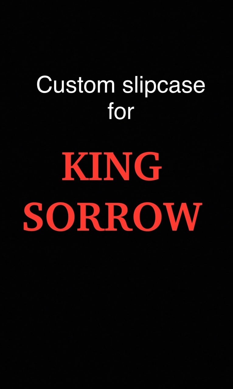 Slipcase for King Sorrow, by Joe Hill