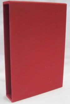 Smaller Red Slipcase (5 1/4 X 7 1/4 X 1.125 inches)